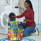 Personalized South Africa Football Springbok Laundry Basket Bafana Bafana Rainbow Nation Flag Colors
