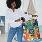 Personalized South Africa Football Springbok Laundry Basket Bafana Bafana Rainbow Nation Flag Colors