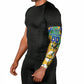 Personalized South Africa Football Springbok Arm Sleeves Bafana Bafana Rainbow Nation Flag Colors
