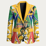 Personalized South Africa Football Springbok Blazer Bafana Bafana Rainbow Nation Flag Colors