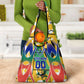 Personalized South Africa Football Springbok Grocery Bag Bafana Bafana Rainbow Nation Flag Colors
