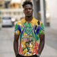 Personalized South Africa Football Springbok Polo Shirt Bafana Bafana Rainbow Nation Flag Colors
