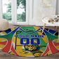 Personalized South Africa Football Springbok Round Carpet Bafana Bafana Rainbow Nation Flag Colors