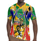 Personalized South Africa Football Springbok Rugby Jersey Bafana Bafana Rainbow Nation Flag Colors