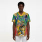 Personalized South Africa Football Springbok Scrub Top Bafana Bafana Rainbow Nation Flag Colors