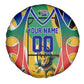 Personalized South Africa Football Springbok Spare Tire Cover Bafana Bafana Rainbow Nation Flag Colors