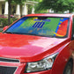 Personalized South Africa Football Auto Sun Shade Springbok Champion Soccer Mascot Protea