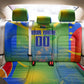 Personalized South Africa Football Back Car Seat Cover Springbok Champion Soccer Mascot Protea