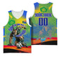 Personalized South Africa Football Basketball Jersey Springbok Champion Soccer Mascot Protea