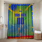 Personalized South Africa Football Bathroom Set Springbok Champion Soccer Mascot Protea