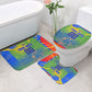Personalized South Africa Football Bathroom Set Springbok Champion Soccer Mascot Protea