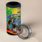 Personalized South Africa Football 4 in 1 Can Cooler Tumbler Springbok Champion Soccer Mascot Protea