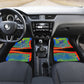 Personalized South Africa Football Car Mats Springbok Champion Soccer Mascot Protea