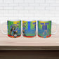 Personalized South Africa Football Ceramic Mug Springbok Champion Soccer Mascot Protea