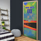 Personalized South Africa Football Door Cover Springbok Champion Soccer Mascot Protea