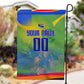 Personalized South Africa Football Garden Flag Springbok Champion Soccer Mascot Protea