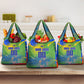 Personalized South Africa Football Grocery Bag Springbok Champion Soccer Mascot Protea