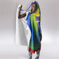 Personalized South Africa Football Hooded Blanket Springbok Champion Soccer Mascot Protea