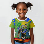 Personalized South Africa Football Kid T shirt Springbok Champion Soccer Mascot Protea