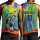 Personalized South Africa Football Men Tank Top Springbok Champion Soccer Mascot Protea