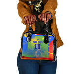 Personalized South Africa Football Shoulder Handbag Springbok Champion Soccer Mascot Protea