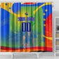 Personalized South Africa Football Shower Curtain Springbok Champion Soccer Mascot Protea