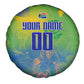 Personalized South Africa Football Spare Tire Cover Springbok Champion Soccer Mascot Protea
