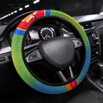 South Africa Football Steering Wheel Cover Springbok Champion Soccer Mascot Protea