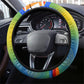 South Africa Football Steering Wheel Cover Springbok Champion Soccer Mascot Protea