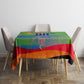 Personalized South Africa Football Tablecloth Springbok Champion Soccer Mascot Protea