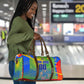 Personalized South Africa Football Travel Bag Springbok Champion Soccer Mascot Protea