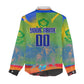 Personalized South Africa Football Women Casual Shirt Springbok Champion Soccer Mascot Protea