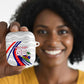 Personalized Haiti Football Trogon Bird AirPods Case Les Grenadiers National Flag Art Caribbean