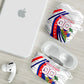 Personalized Haiti Football Trogon Bird AirPods Case Les Grenadiers National Flag Art Caribbean
