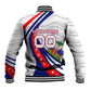 Personalized Haiti Football Trogon Bird Baseball Jacket Les Grenadiers National Flag Art Caribbean