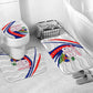 Personalized Haiti Football Trogon Bird Bathroom Set Les Grenadiers National Flag Art Caribbean