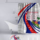 Personalized Haiti Football Trogon Bird Bathroom Set Les Grenadiers National Flag Art Caribbean
