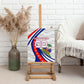Personalized Haiti Football Trogon Bird Canvas Wall Art Les Grenadiers National Flag Art Caribbean
