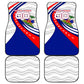 Personalized Haiti Football Trogon Bird Car Mats Les Grenadiers National Flag Art Caribbean