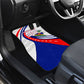 Personalized Haiti Football Trogon Bird Car Mats Les Grenadiers National Flag Art Caribbean