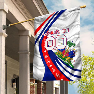 Personalized Haiti Football Trogon Bird Garden Flag Les Grenadiers National Flag Art Caribbean