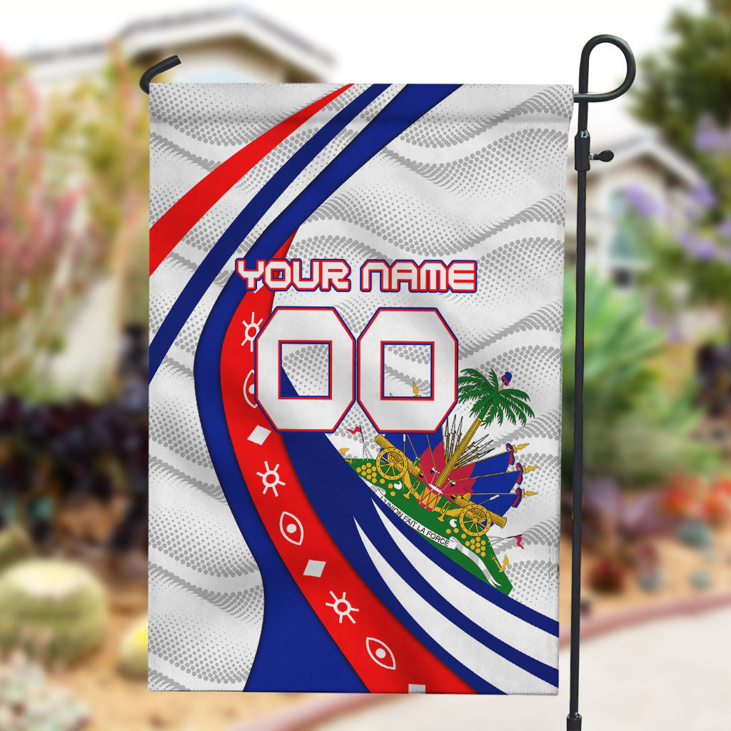 Personalized Haiti Football Trogon Bird Garden Flag Les Grenadiers National Flag Art Caribbean