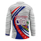 Personalized Haiti Football Trogon Bird Hockey Jersey Les Grenadiers National Flag Art Caribbean