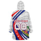 Personalized Haiti Football Trogon Bird Kid Wearable Blanket Hoodie Les Grenadiers National Flag Art Caribbean