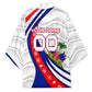 Personalized Haiti Football Trogon Bird Kimono Les Grenadiers National Flag Art Caribbean