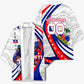 Personalized Haiti Football Trogon Bird Kimono Les Grenadiers National Flag Art Caribbean