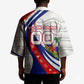 Personalized Haiti Football Trogon Bird Kimono Les Grenadiers National Flag Art Caribbean