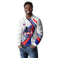 Personalized Haiti Football Trogon Bird Long Sleeve Polo Shirt Les Grenadiers National Flag Art Caribbean