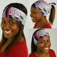 Personalized Haiti Football Trogon Bird Neck Gaiter Les Grenadiers National Flag Art Caribbean