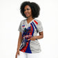 Personalized Haiti Football Trogon Bird Scrub Top Les Grenadiers National Flag Art Caribbean